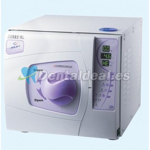 Sun® Autoclave Esterilizador 18L de vacío de vapor