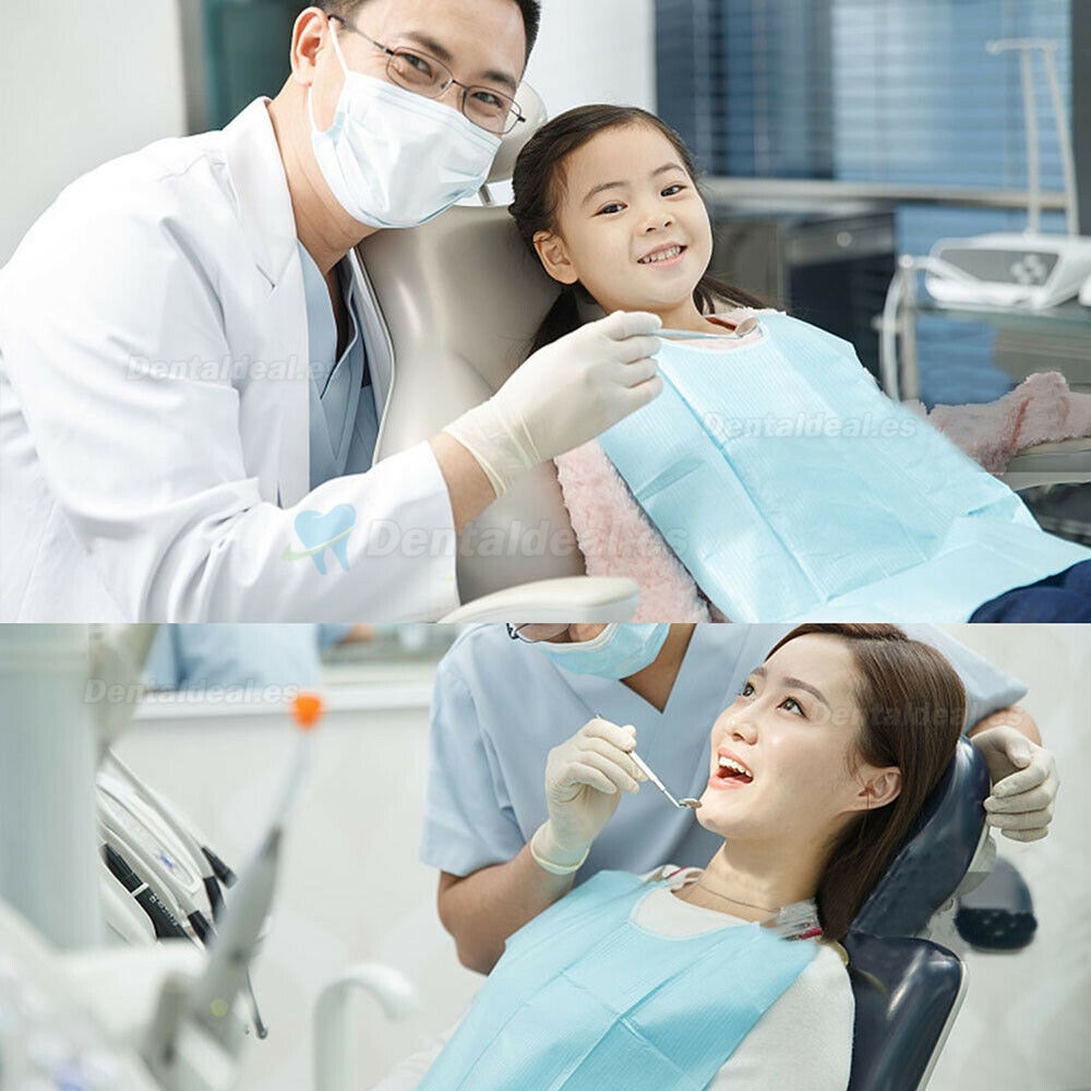 300 Piezas de Corbata Dental Desechable a Prueba de Agua para el Tratamiento de Higiene Bucal Dental