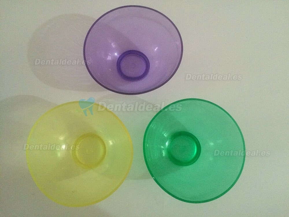 3Pcs cuencos flexibles de goma de alginato + espátulas para mezclar colores