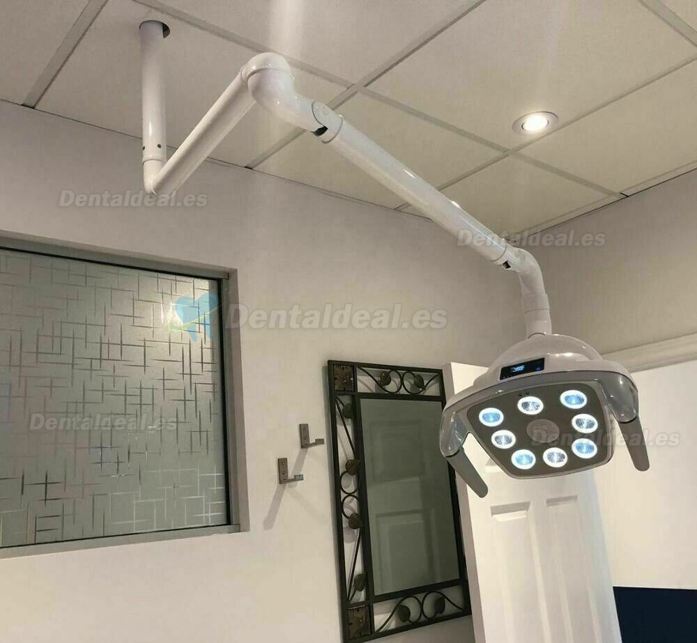 Lámpara de Quirófano Dental de Techo 8 Led con Sensor