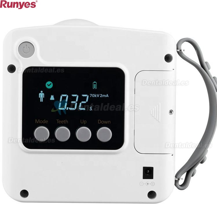 Runyes RAY98(P) máquina de rayos X dental portátil + kit de sensor de rayos X dental digital DR730