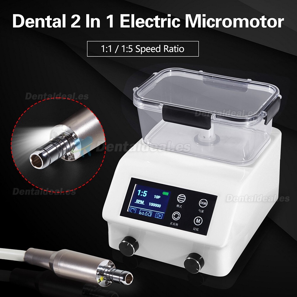 Micromotor eléctrico dental sin escobillas con botella de suministro de agua automático