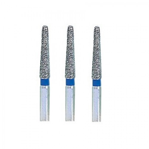 100 Pcs 1.6mm Fresas de diamante odontologia para perforación FG TF-13C
