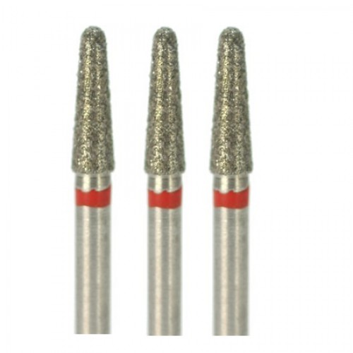 100 Pcs 1.6mm Fresas de diamante dental para perforación FG CR-11F