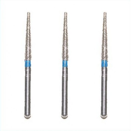100 Pcs 1.6mm Brocas de diamante dental para perforación FG TF-12