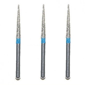 100 Pcs 1.6mm Fresas de diamante dental para perforación FG TR-11