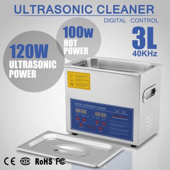 3L Máquina Limpiadora Ultrasónica de Acero Inoxidable