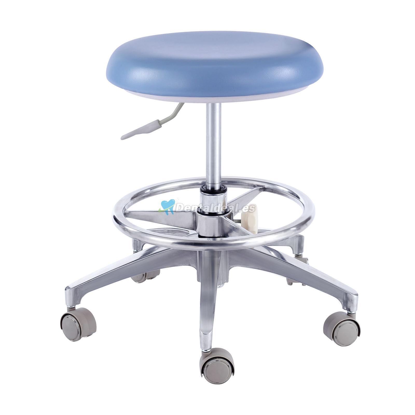 Silla de ocio móvil ajustable médico silla taburete PU Cuero QY-G