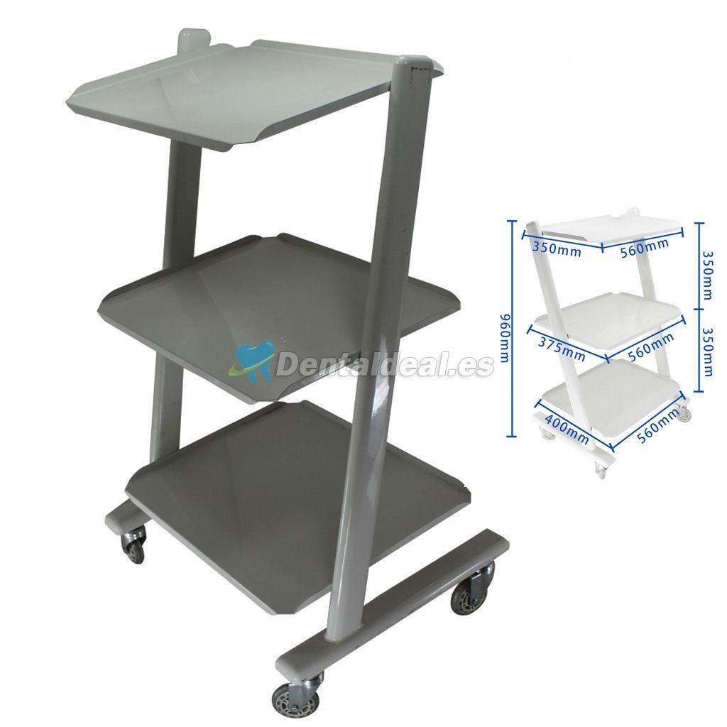 Carretilla de acero médica del carro Dentist Trolley del carro para el equipo dental del salón del balneario