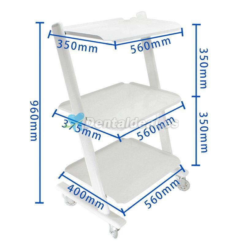 Carrito de acero médico del carro del equipo dental Dentista Trolly para el salón del balneario