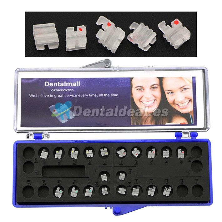 Dental Ortodoncia Brackets de cerámica Tirantes Roth 022 345 Ganchos