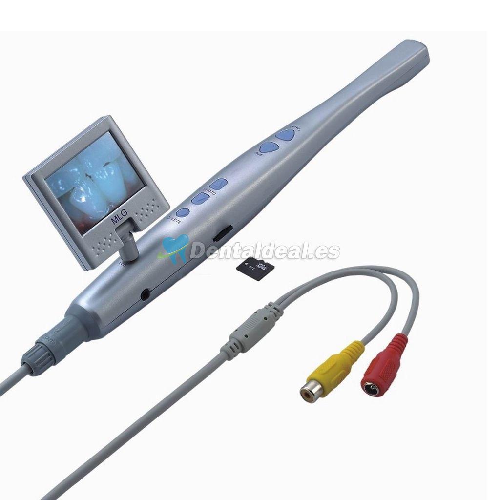 Intraoral Dental Cámara de Vídeo de 6 LED de Luz con Tarjeta SD B1D + Pantalla LCD mini