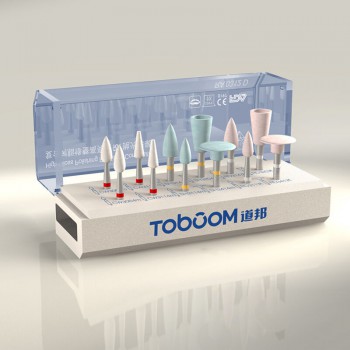 Toboom 12 PCS Compuesto Kit de Pulido Dental RA0312D