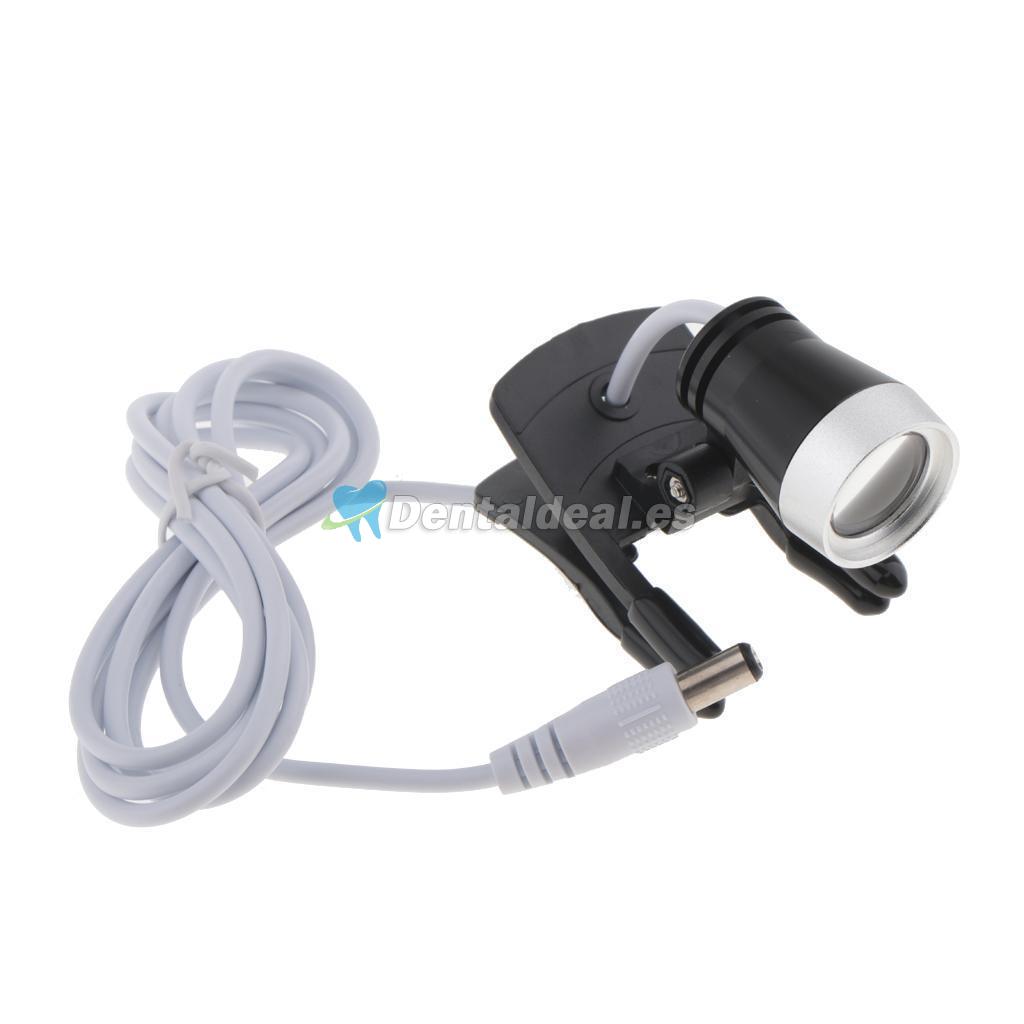 Faros de cabeza quirúrgicos tipo clip LED para todas las lupas médicas color azul