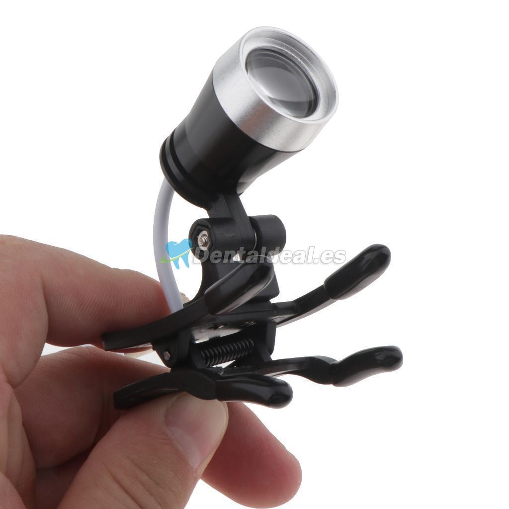 Faros de cabeza quirúrgicos tipo clip LED para todas las lupas médicas color azul