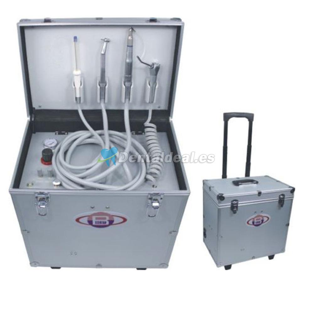 BD402A Unidad Turbina Dental con rueda + Compresor + Aspiración + Jeringa Triplex