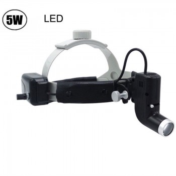 5W Lámpara quirúrgica dental de cabeza LED Buen punto de luz Faro diadema DY-006