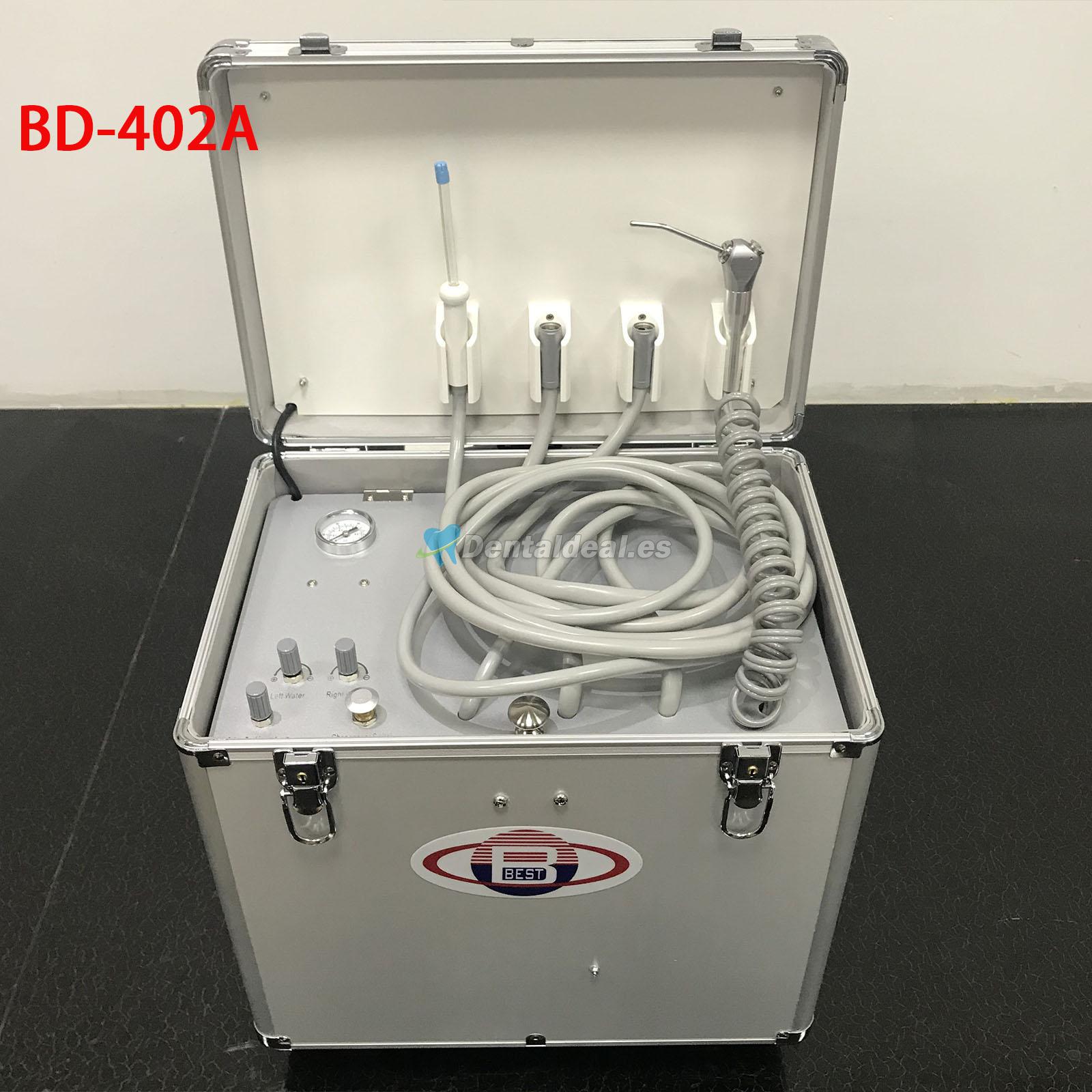 BD402A Unidad Turbina Dental con rueda + Compresor + Aspiración + Jeringa Triplex