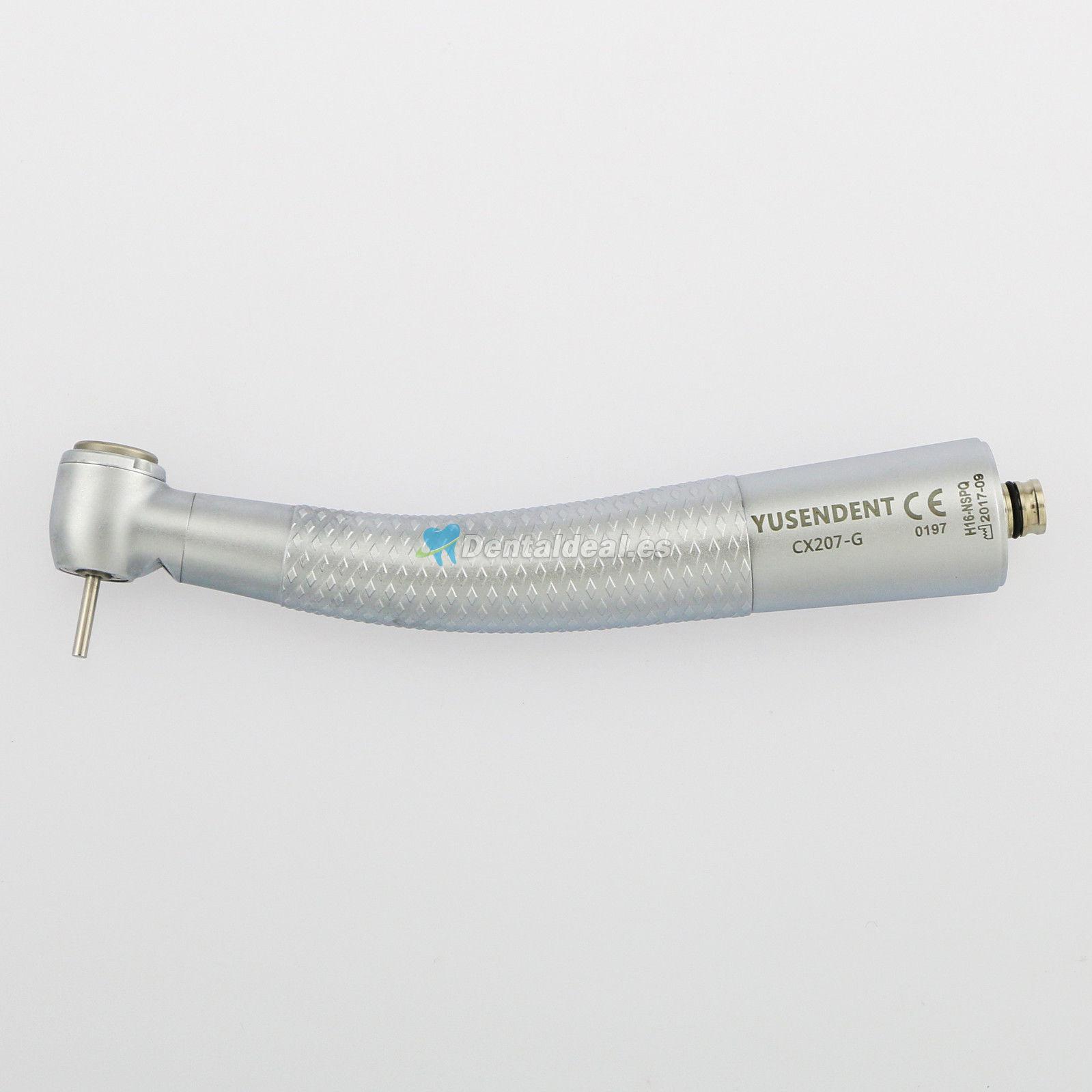 YUSENDENT® CX207-GN-P Pieza de mano de turbina dental compatible NSK (sin acoplamiento rápido)