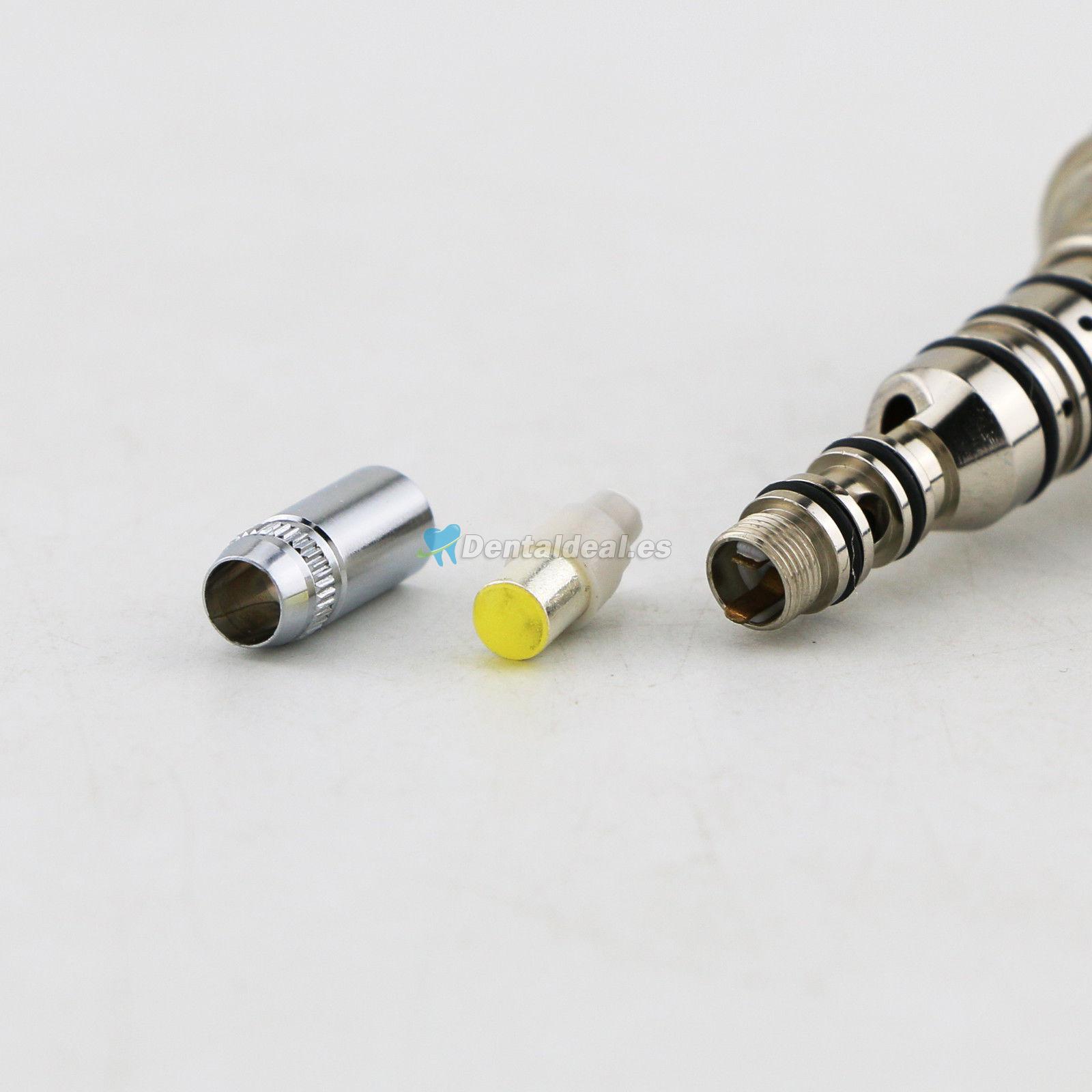 YUSENDENT Dental Fibra Óptica LED Acoplamiento Rápido Compatible con Kavo Multiflex 6 Hoyos