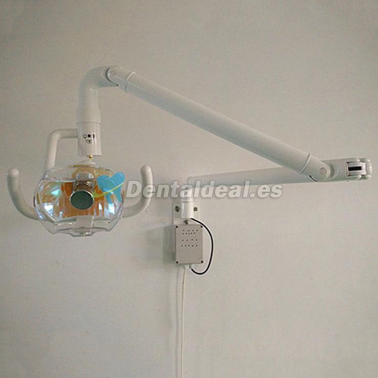 50W Lámpara Ligera Oral Médica del Colgante de Pared con la Luz Fría Shadowless del brazo