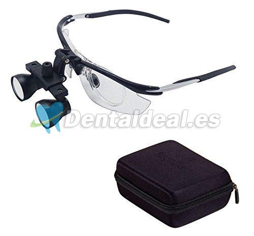 Dental 3.5X lupa binocular médica lupa antiniebla marco de aluminio DY-112