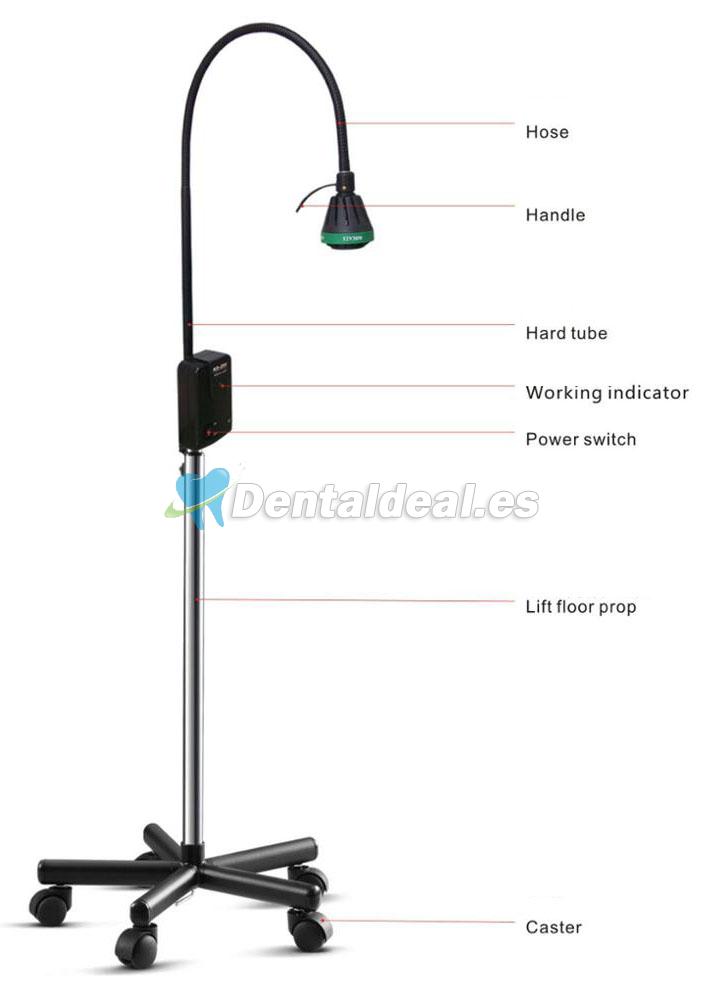 35W KWS KD-200-35W Lámpara Halógena de Exploración Médica con Suelo de Halógeno