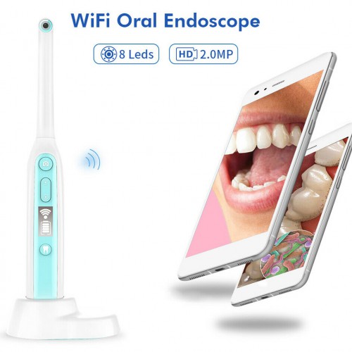 WIFI Cámara Intraoral Dental Endoscopio de Alta Definición LED de Fotos Inalámbrico Android