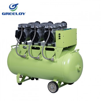 Greeloy® 1800W 90L Dentalkompressoren leise Ölfrei GA-63