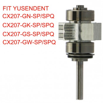 YUSENDENT Rotor Para Turbina CX207-G-SP Para Fibra óptica Pieza de Mano Cabeza Estándar