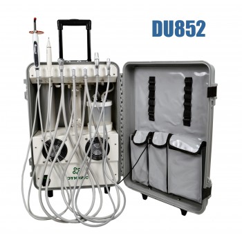 Dynamic® DU852 Unidad Dental Portátil con Compresor de Aire + Escalador Ultrasónico + Lampara Fotocurado