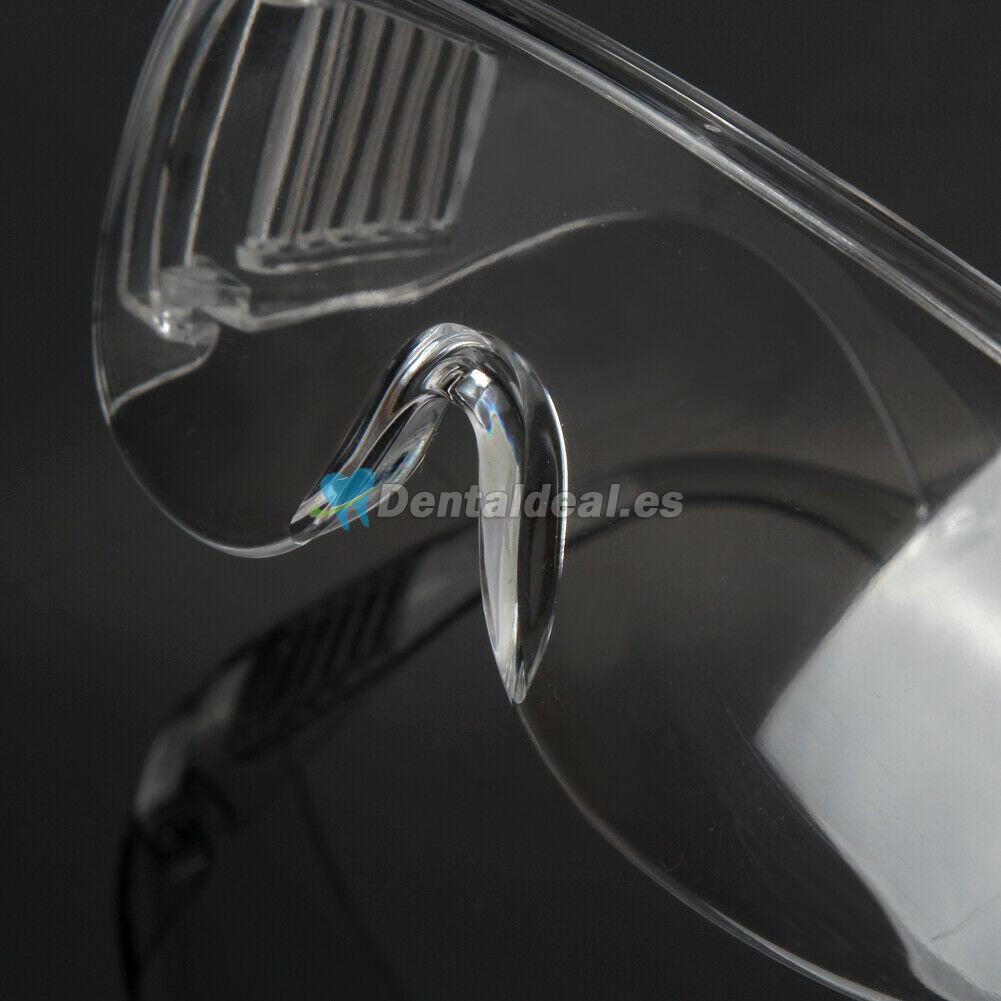 10Pcs Gafas de Seguridad Claras Gafas Lente Antiniebla Laboratorio Trabajo Química Protector