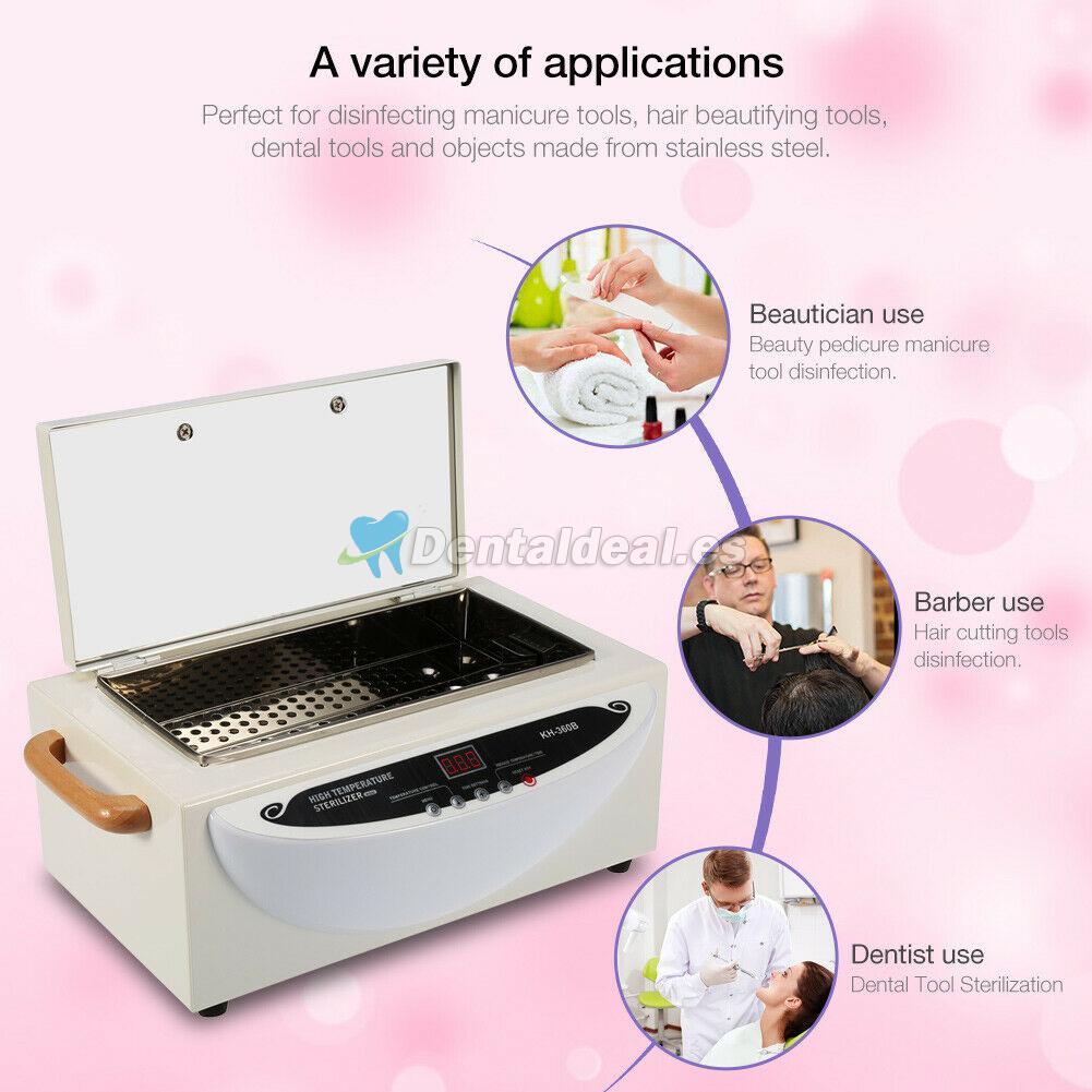 NOVA® KH-360B Esterilizador Dental de Calor Seco Tatuaje Veterinario Médico con Control de Pantalla Digital