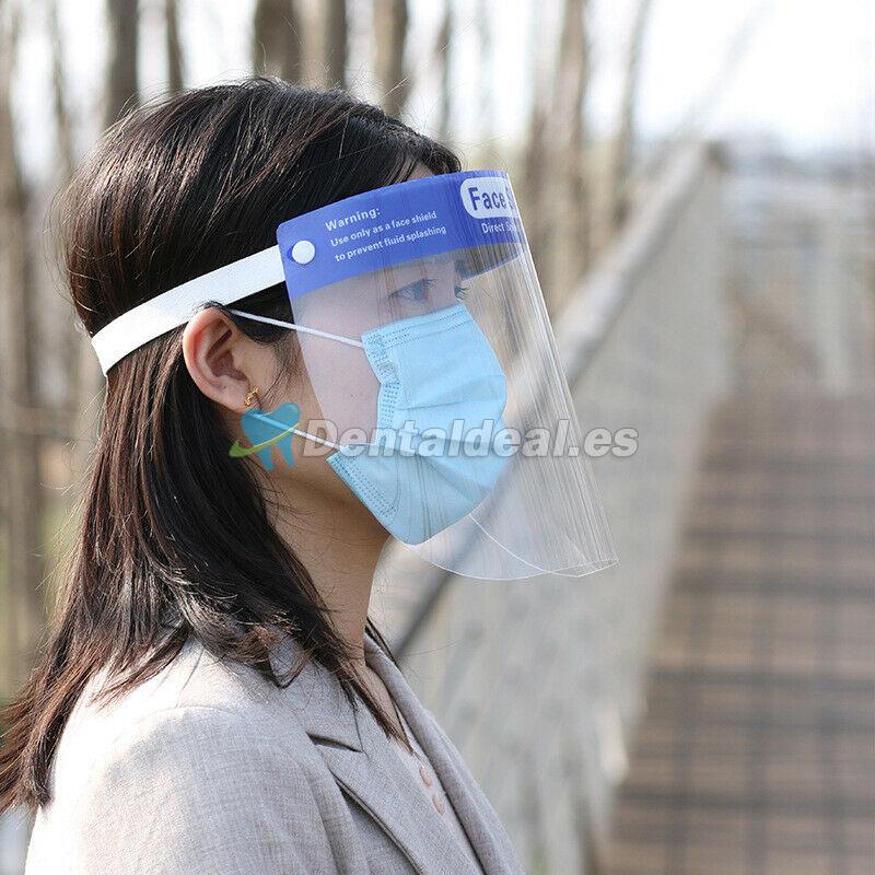 10 Pcs Alta definición Transparente Anti-Aaliva a Prueba de Viento Sombrero a Arueba de Polvo Gorra Pantalla Protectora Facial