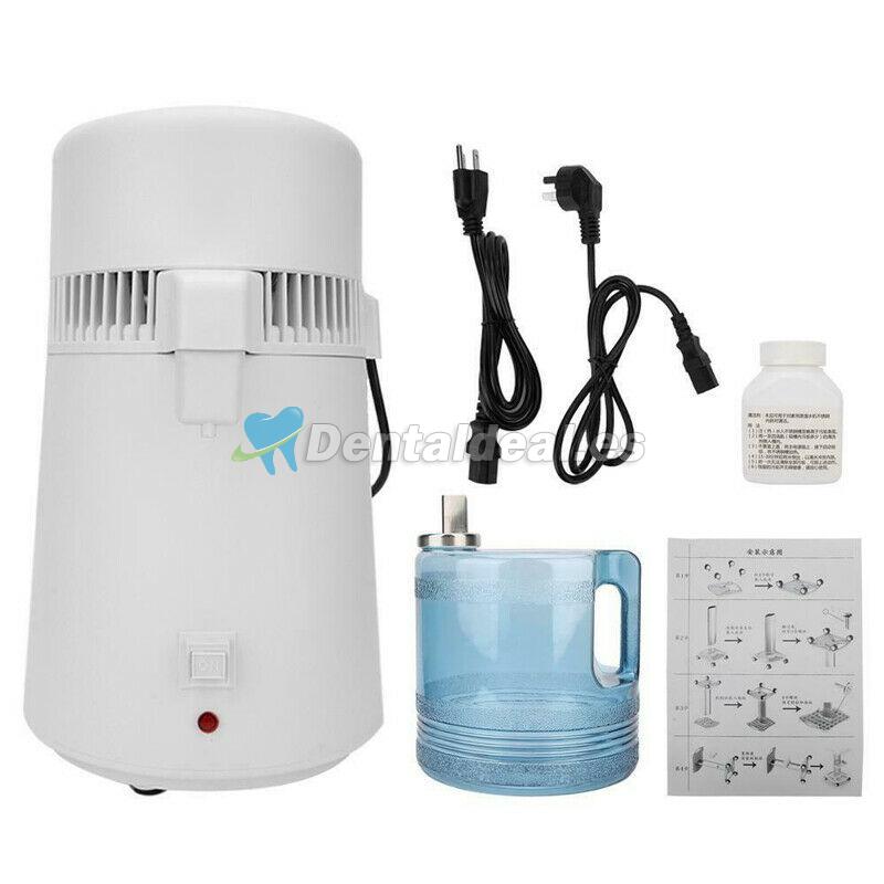 750W 4L Destiladora Eléctrica de Agua Pura de Mostrador Máquina Destiladora de Agua Dental