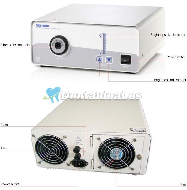 KWS XD-300-250W 250w Endoscopio Portátil de Alto Brillo Fuente de Luz Fría de Xenón