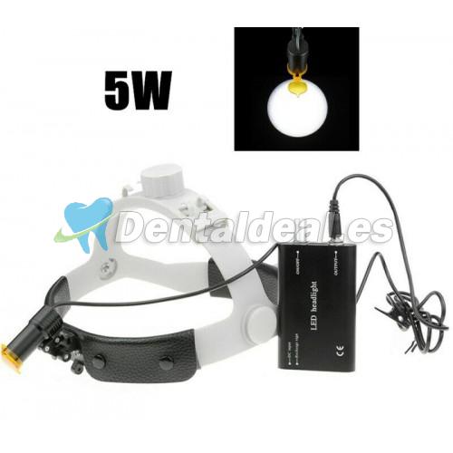 Dental Medical 5W LED Lámpara con Filtro Diadema Lámpara ENT Ginecología Oral