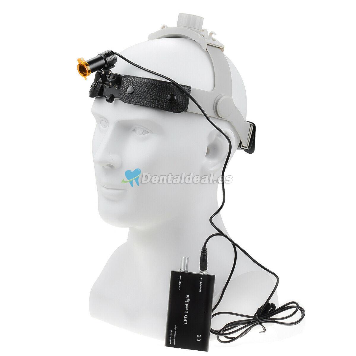 Dental Medical 5W LED Lámpara con Filtro Diadema Lámpara ENT Ginecología Oral