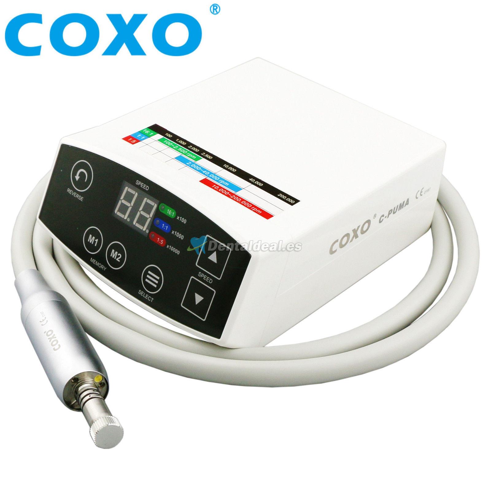 COXO C-Puma Dental sin Escobillas Micro Motor Eléctrico LED Pieza de Mano compatible con NSK Z95L X95L