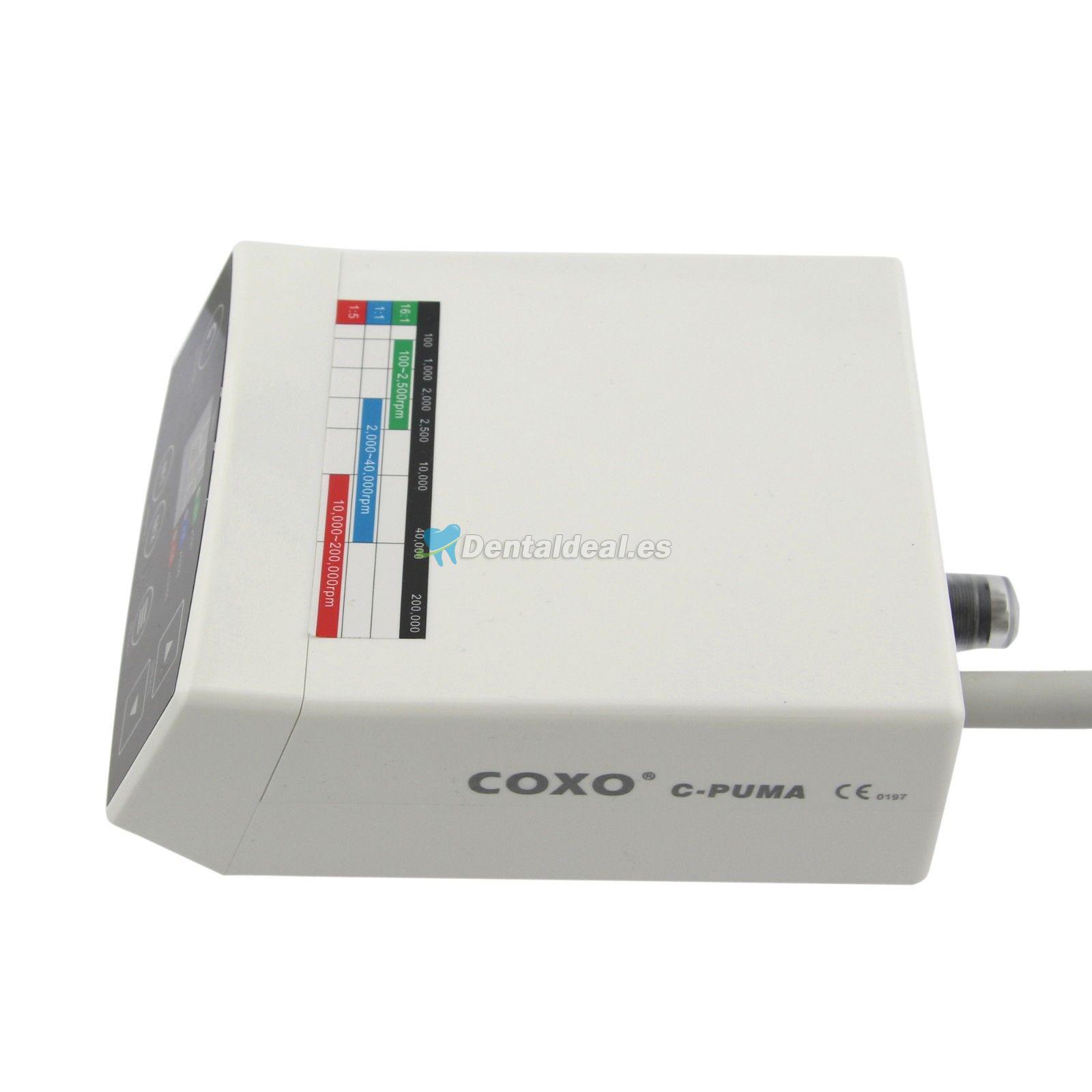 COXO C-Puma Dental sin Escobillas Micro Motor Eléctrico LED Pieza de Mano compatible con NSK Z95L X95L