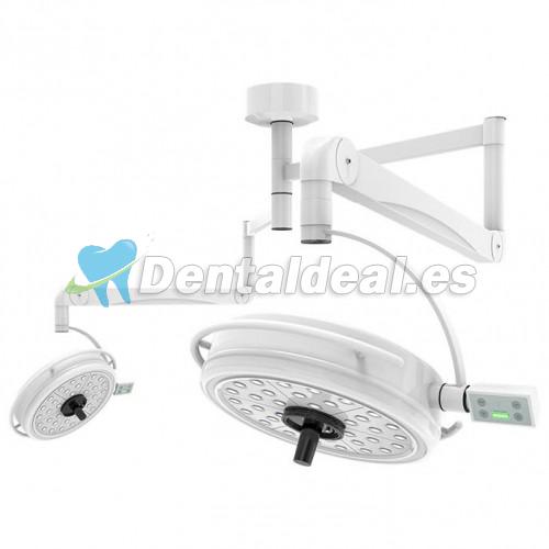 KWS KD-2072B-2 216W Luz de Examen Quirúrgico de Techo con Dos Cabezas LED Lámpara sin Sombra