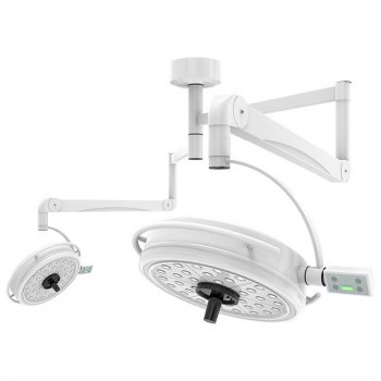 KWS KD-2072B-2 216W Luz de Examen Quirúrgico de Techo con Dos Cabezas LED Lámpara sin Sombra