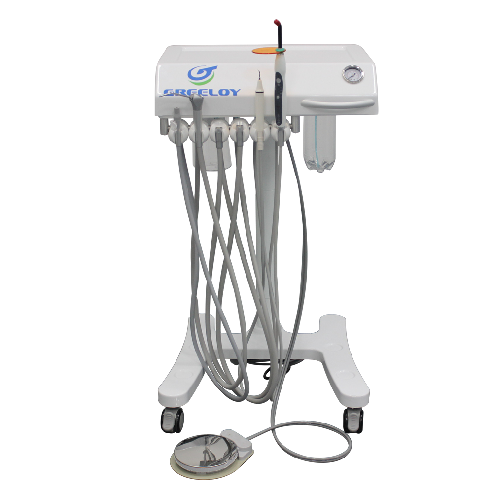 Greeloy® GU-P302 Unidad Móvil de Tratamiento Dental (Lámparas de Polimerización + Escalador Ultrasónico)