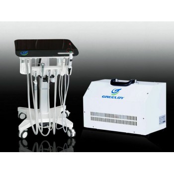 Greeloy GU-P302S Unidad de carro de entrega dental móvil con compresor de aire GU-P300