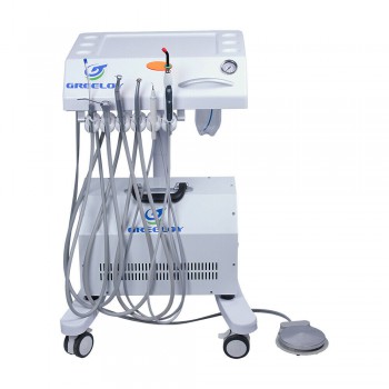 Greeloy GU-P302 Sistema de carro de entrega dental móvil con compresor GU-P300