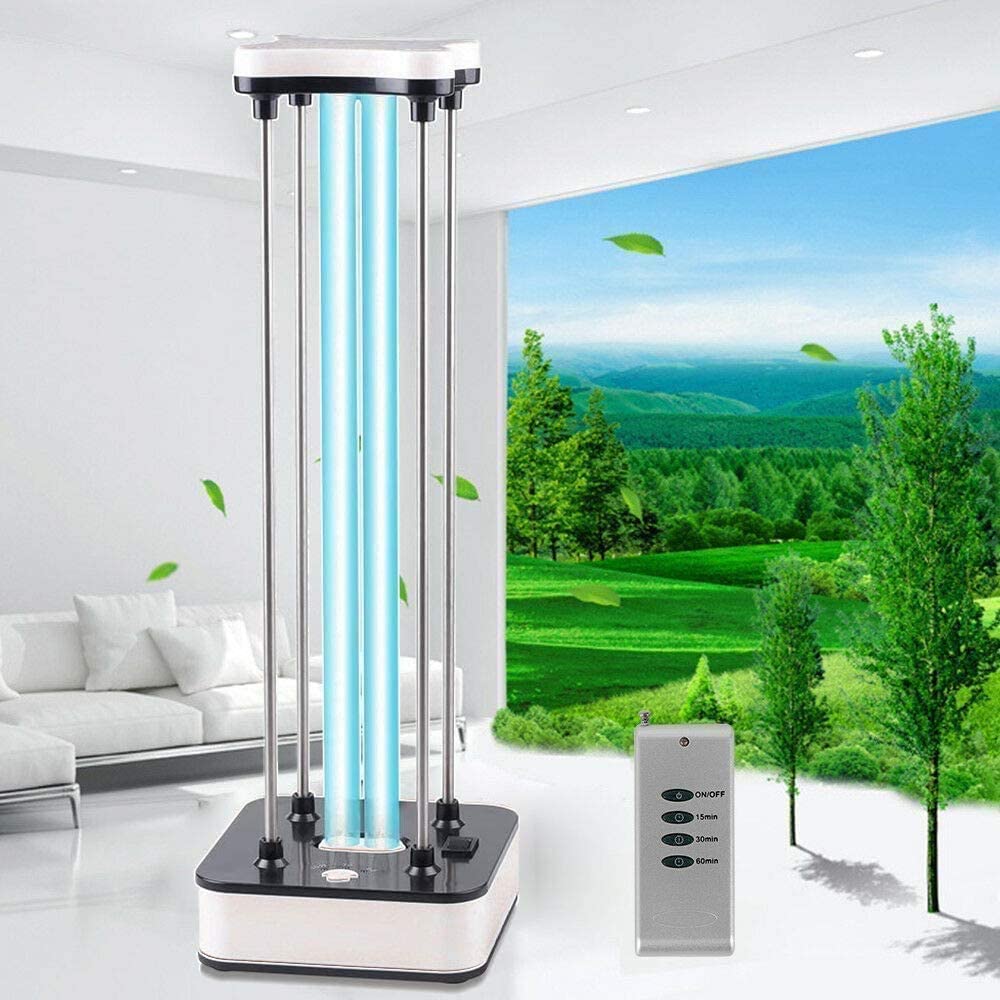 36W UV esterilizador luz ultravioleta Ozono UVC lámparas de desinfección de ozono con control remoto con temporizador