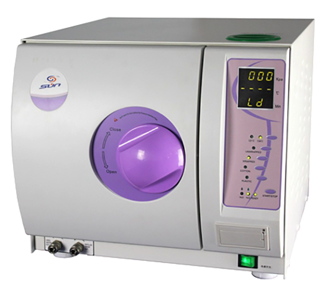 Sun® SUN-I-D Esterilizador de autoclave dental de vapor al vacío 16-23L Clase B con impresora