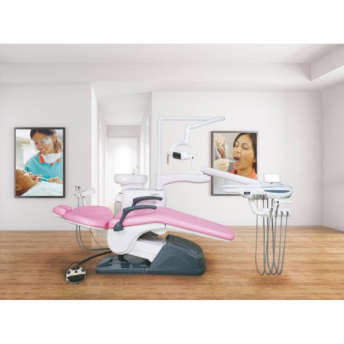 Tuojian TJ2688 B2 Unidad de Tratamiento de Sillón Dental Cuero PU Controlado por Computadora