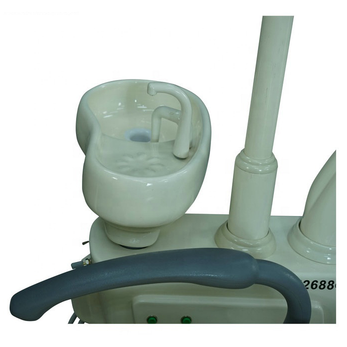 Tuojian TJ2688 B2 Unidad de Tratamiento de Sillón Dental Cuero PU Controlado por Computadora