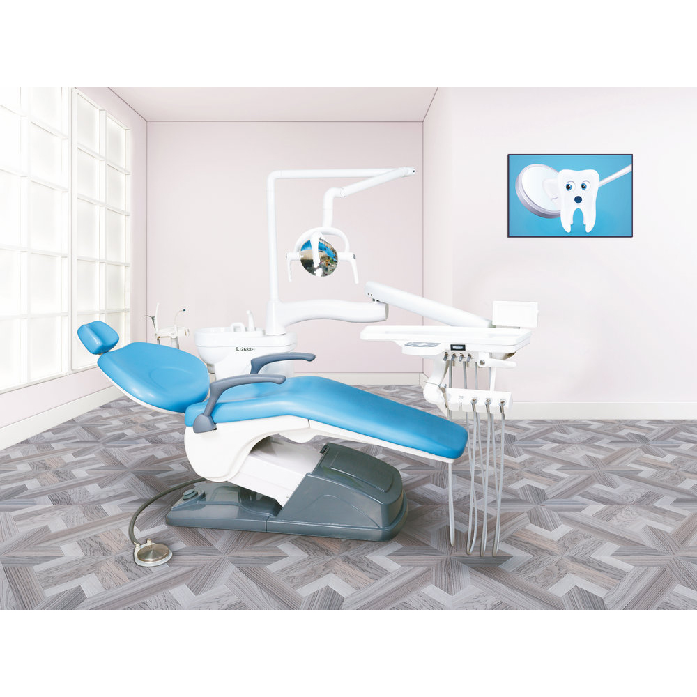 Tuojian TJ2688 A1 Sillón Dental Completo Unidad de Tratamiento Dental con Lámpara de Sensor